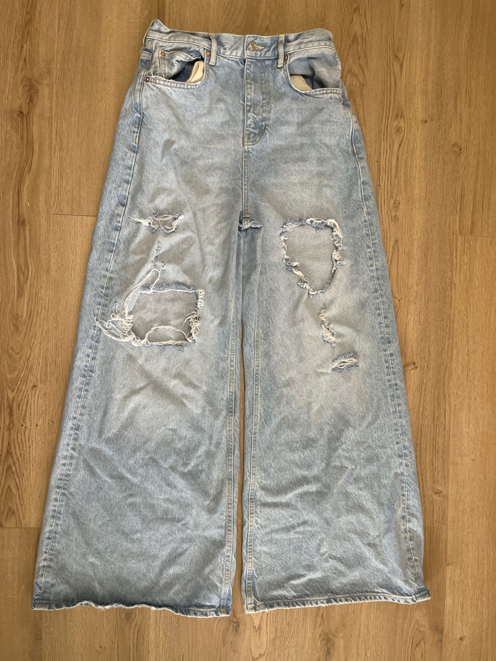 We the Free (Free People) Wide Leg Jeans (31)